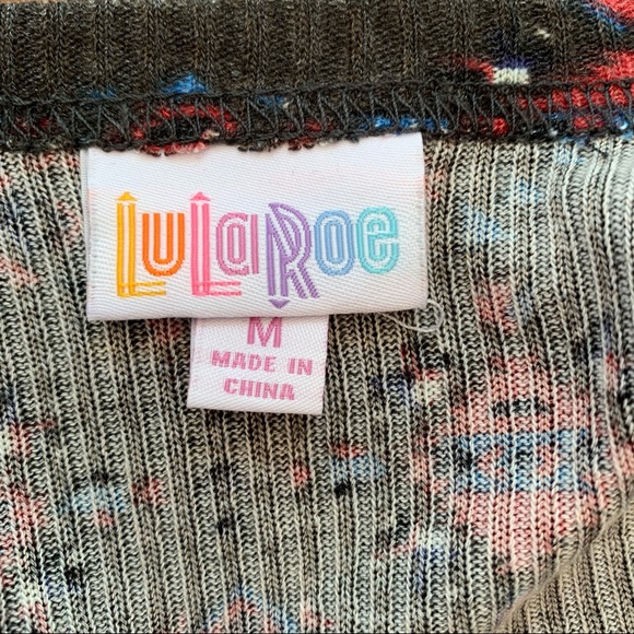 LuLaRoe Sarah Cardigan Bohemian Aztec Southwestern Open Front - Picture 6 of 9